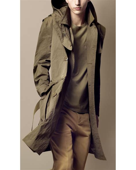 burberry trench coat with hood men|Burberry full length trench coat.